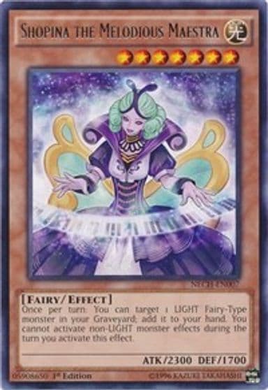 Shopina the Melodious Maestra The New Challengers Yu-Gi-Oh! card