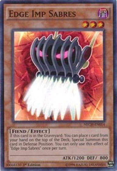 Edge Imp Sabres The New Challengers Yu-Gi-Oh! card