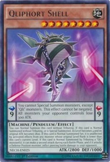Qliphort Shell The New Challengers Yu-Gi-Oh! card
