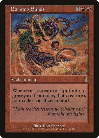 Burning Sands Odyssey Magic card