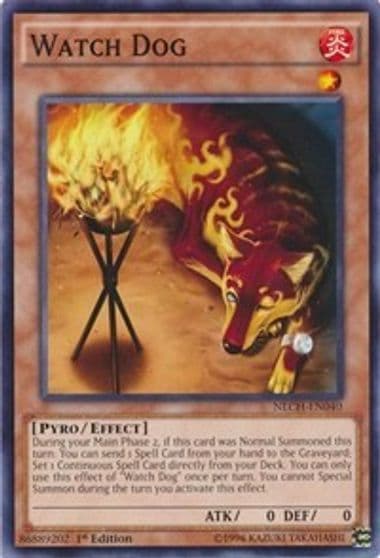 Watch Dog The New Challengers Yu-Gi-Oh! card