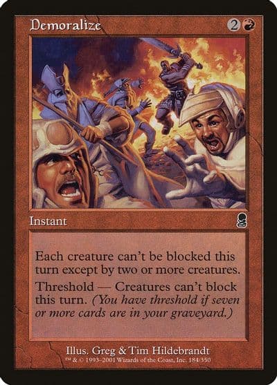 Demoralize Odyssey Magic card
