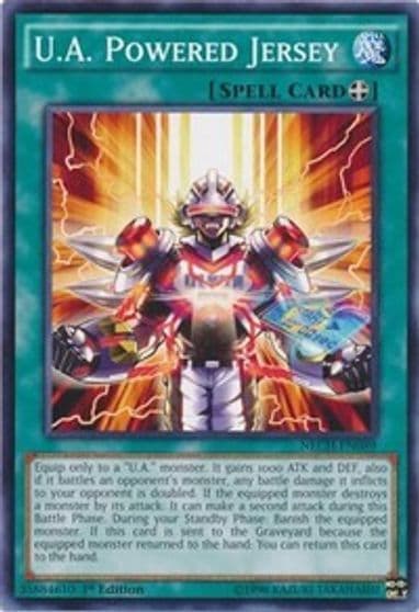 UA Powered Jersey The New Challengers Yu-Gi-Oh! card
