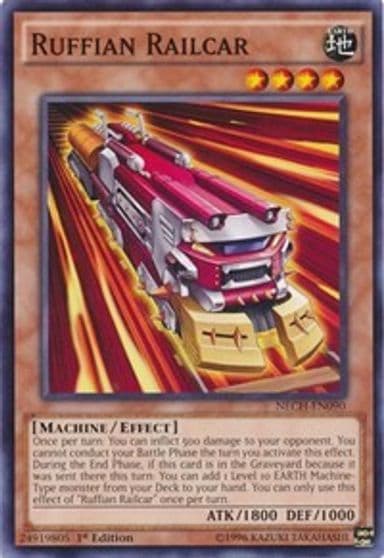 Ruffian Railcar The New Challengers Yu-Gi-Oh! card