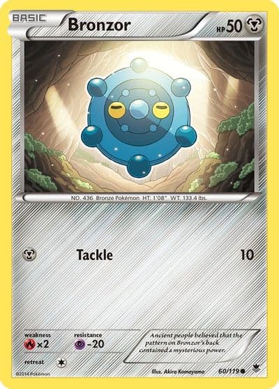 Bronzor XY - Phantom Forces Pokemon card