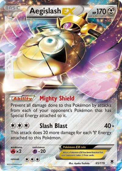Aegislash EX XY - Phantom Forces Pokemon card