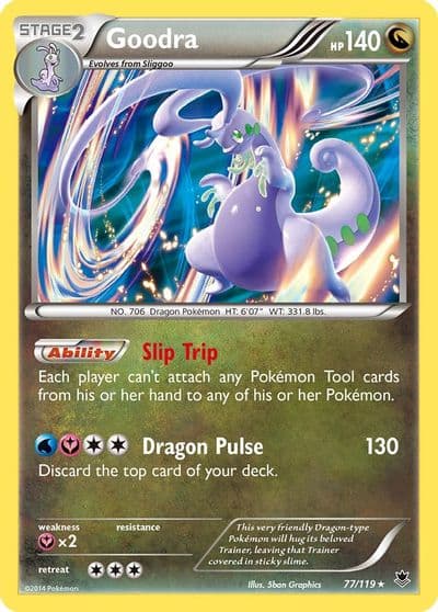 Goodra XY - Phantom Forces Pokemon card