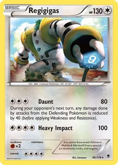 Regigigas XY - Phantom Forces Pokemon card