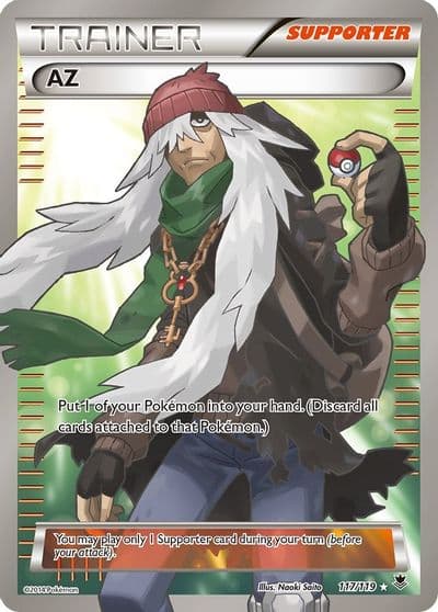 AZ (117 Full Art) XY - Phantom Forces Pokemon card