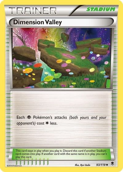 Dimension Valley XY - Phantom Forces Pokemon card