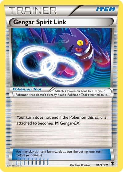 Gengar Spirit Link XY - Phantom Forces Pokemon card