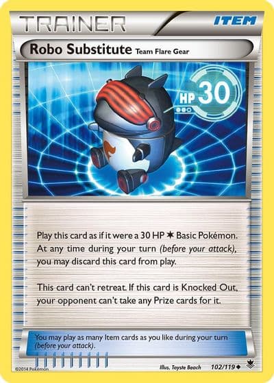 Robo Substitute XY - Phantom Forces Pokemon card