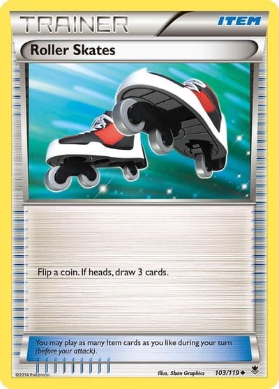 Roller Skates XY - Phantom Forces Pokemon card