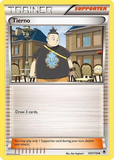 Tierno XY - Phantom Forces Pokemon card