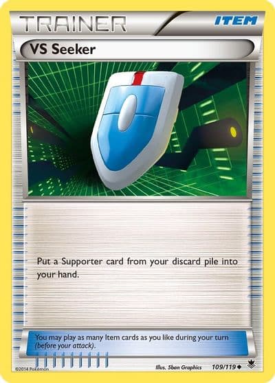 VS Seeker XY - Phantom Forces Pokemon card
