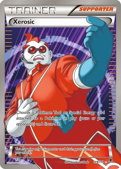 Xerosic (119 Full Art) XY - Phantom Forces Pokemon card