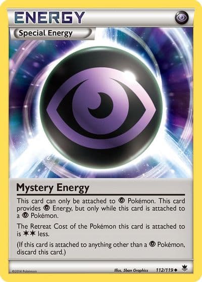 Mystery Energy XY - Phantom Forces Pokemon card