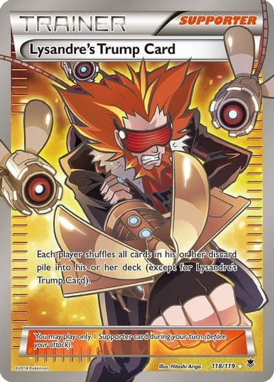 Lysandre's Trump Card (118 Full Art) XY - Phantom Forces Pokemon card