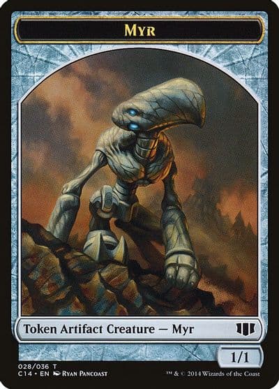 Myr Pentavite Double Sided Token Commander 2014 Magic card