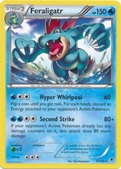 Feraligatr (XY Phantom Forces) Deck Exclusives Pokemon card