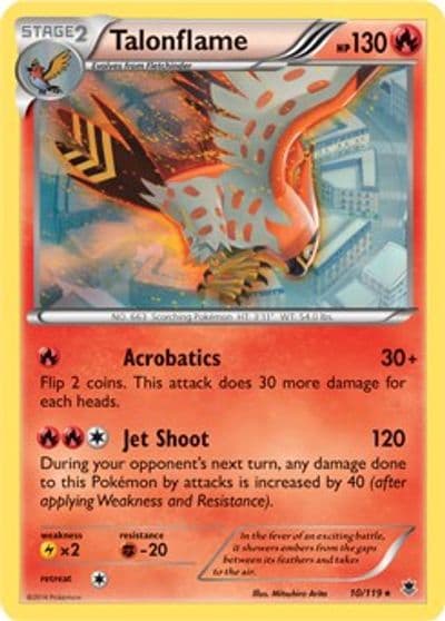 Talonflame (XY Phantom Forces) Deck Exclusives Pokemon card