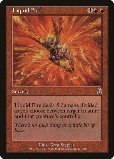 Liquid Fire Odyssey Magic card