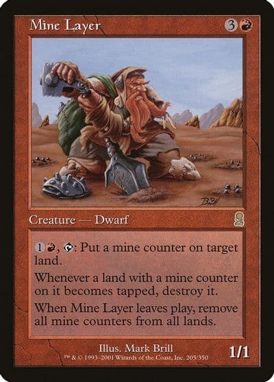 Mine Layer Odyssey Magic card