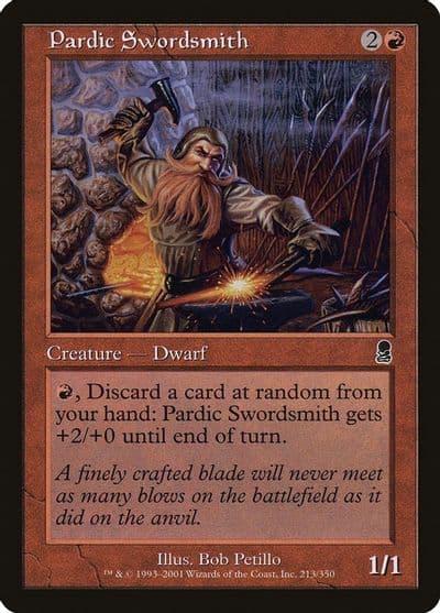 Pardic Swordsmith Odyssey Magic card