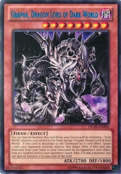 Grapha Dragon Lord of Dark World Blue Duelist League Promo Yu-Gi-Oh! card