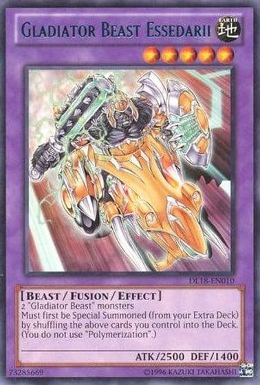 Gladiator Beast Essedarii Blue Duelist League Promo Yu-Gi-Oh! card