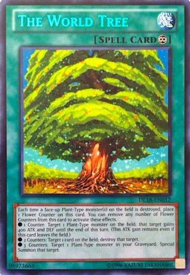 The World Tree Green Duelist League Promo Yu-Gi-Oh! card
