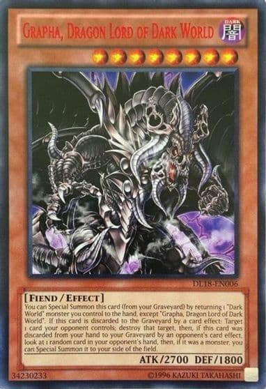 Grapha Dragon Lord of Dark World Red Duelist League Promo Yu-Gi-Oh! card