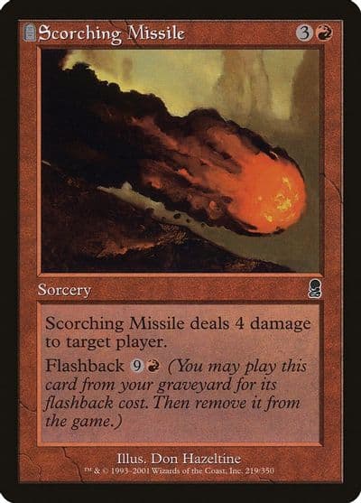 Scorching Missile Odyssey Magic card