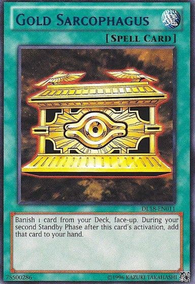 Gold Sarcophagus Purple Duelist League Promo Yu-Gi-Oh! card