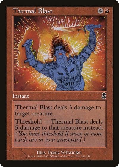 Thermal Blast Odyssey Magic card