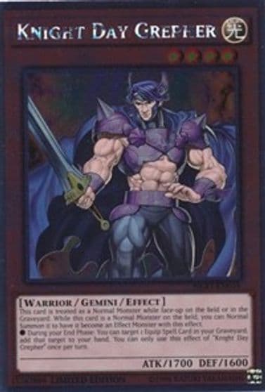 Knight Day Grepher Noble Knights of the Round Table Box Set Yu-Gi-Oh! card