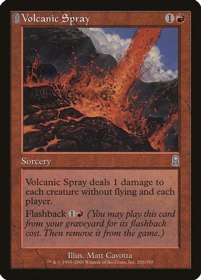 Volcanic Spray Odyssey Magic card