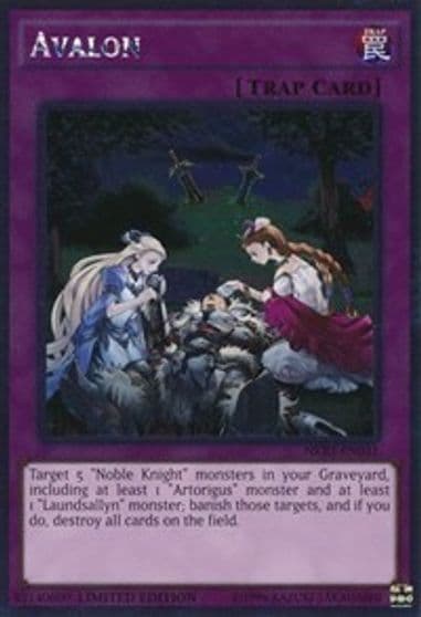 Avalon Noble Knights of the Round Table Box Set Yu-Gi-Oh! card