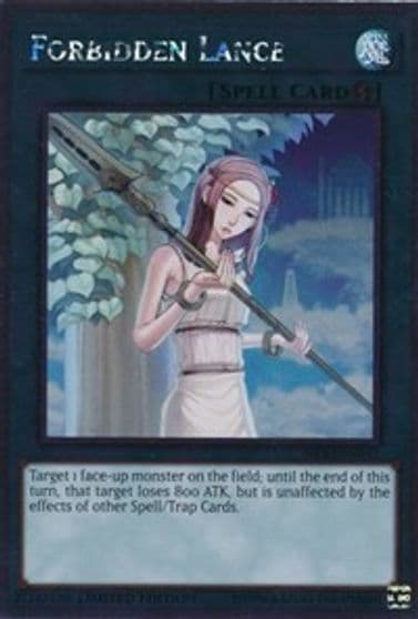 Forbidden Lance Noble Knights of the Round Table Box Set Yu-Gi-Oh! card