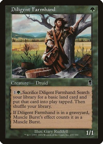Diligent Farmhand Odyssey Magic card