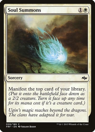 Soul Summons Fate Reforged Magic card