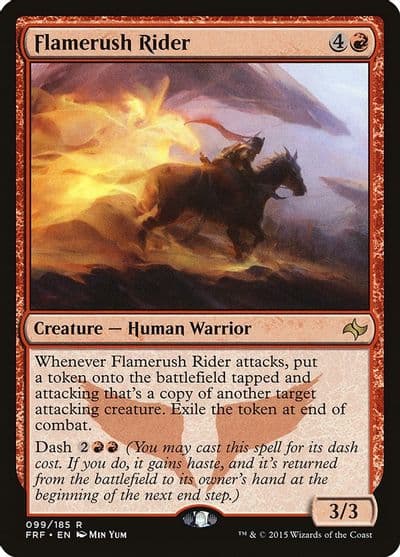 Flamerush Rider Fate Reforged Magic card
