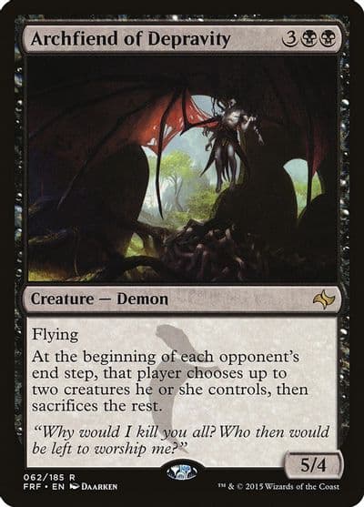 Archfiend of Depravity Fate Reforged Magic card