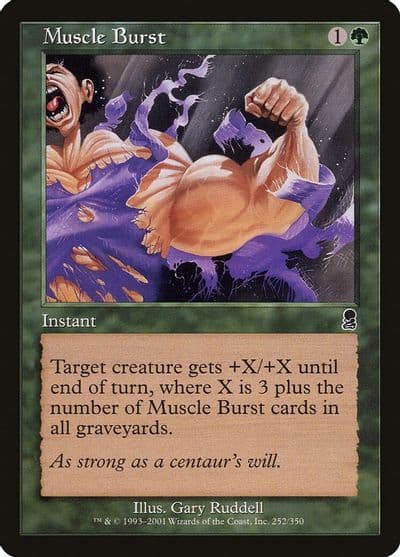 Muscle Burst Odyssey Magic card
