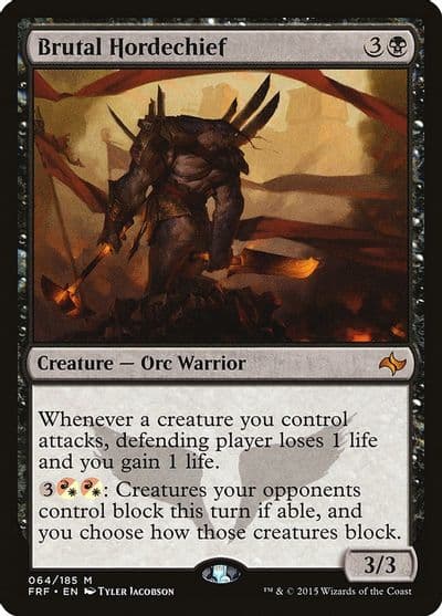 Brutal Hordechief Fate Reforged Magic card