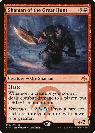 Shaman of the Great Hunt Fate Reforged Magic card
