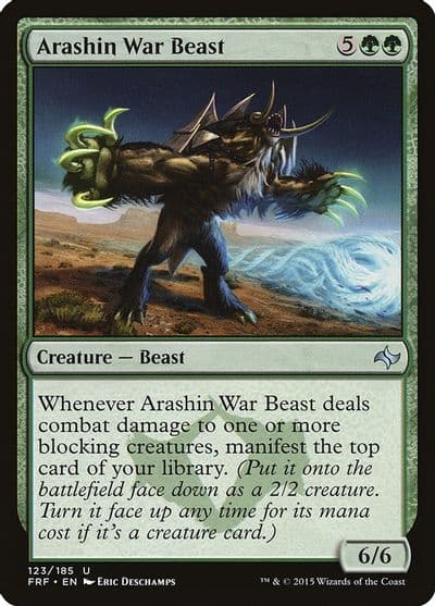 Arashin War Beast Fate Reforged Magic card