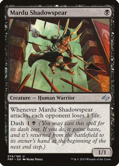 Mardu Shadowspear Fate Reforged Magic card