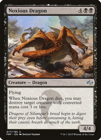 Noxious Dragon Fate Reforged Magic card