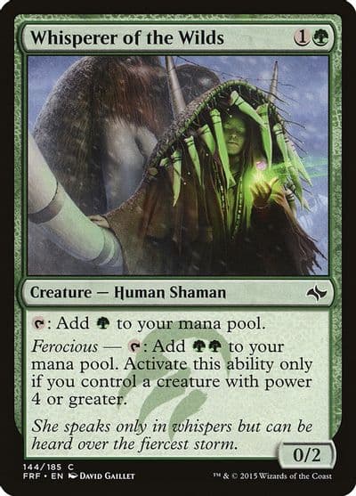 Whisperer of the Wilds Fate Reforged Magic card